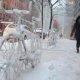 برف در خیابان های نیویورک